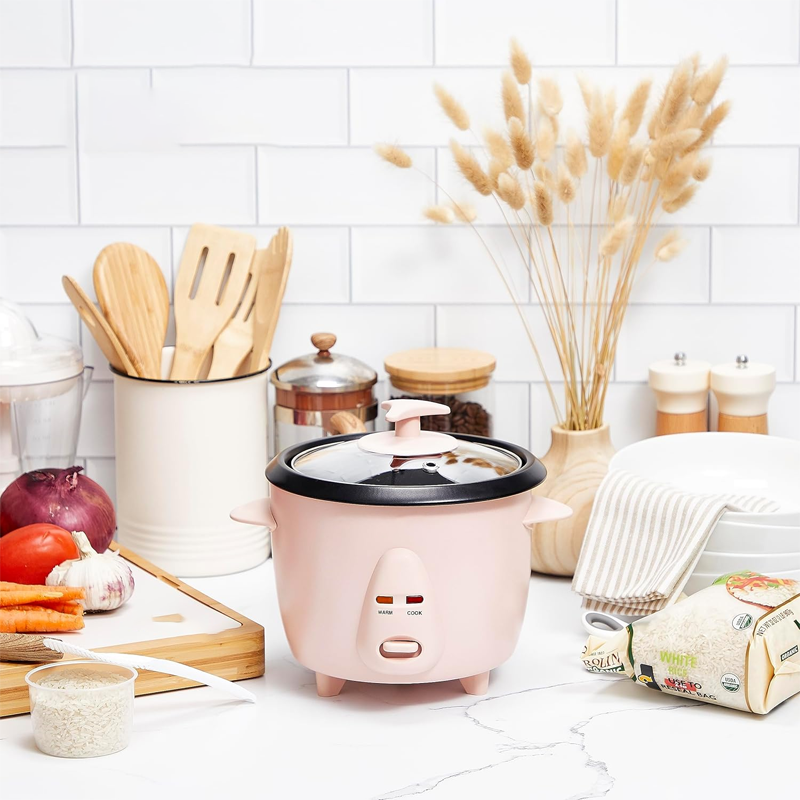 Arrocera Eléctrica 1.5L Rosado Lotus LT-C1121-PNK