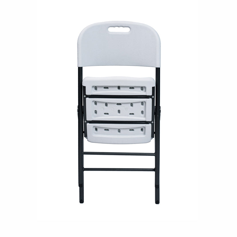 (LLEGANDO 5 DE MAYO) Silla Plástica Plegable Blanco HS-Y53