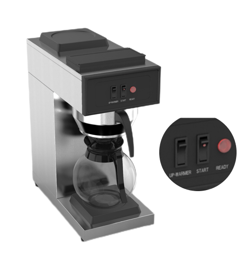 (LLEGANDO 31 DE DIC) Máquina de Café Industrial Percoladora Eléctrica 1650W 110V 890101-W Cafetera.