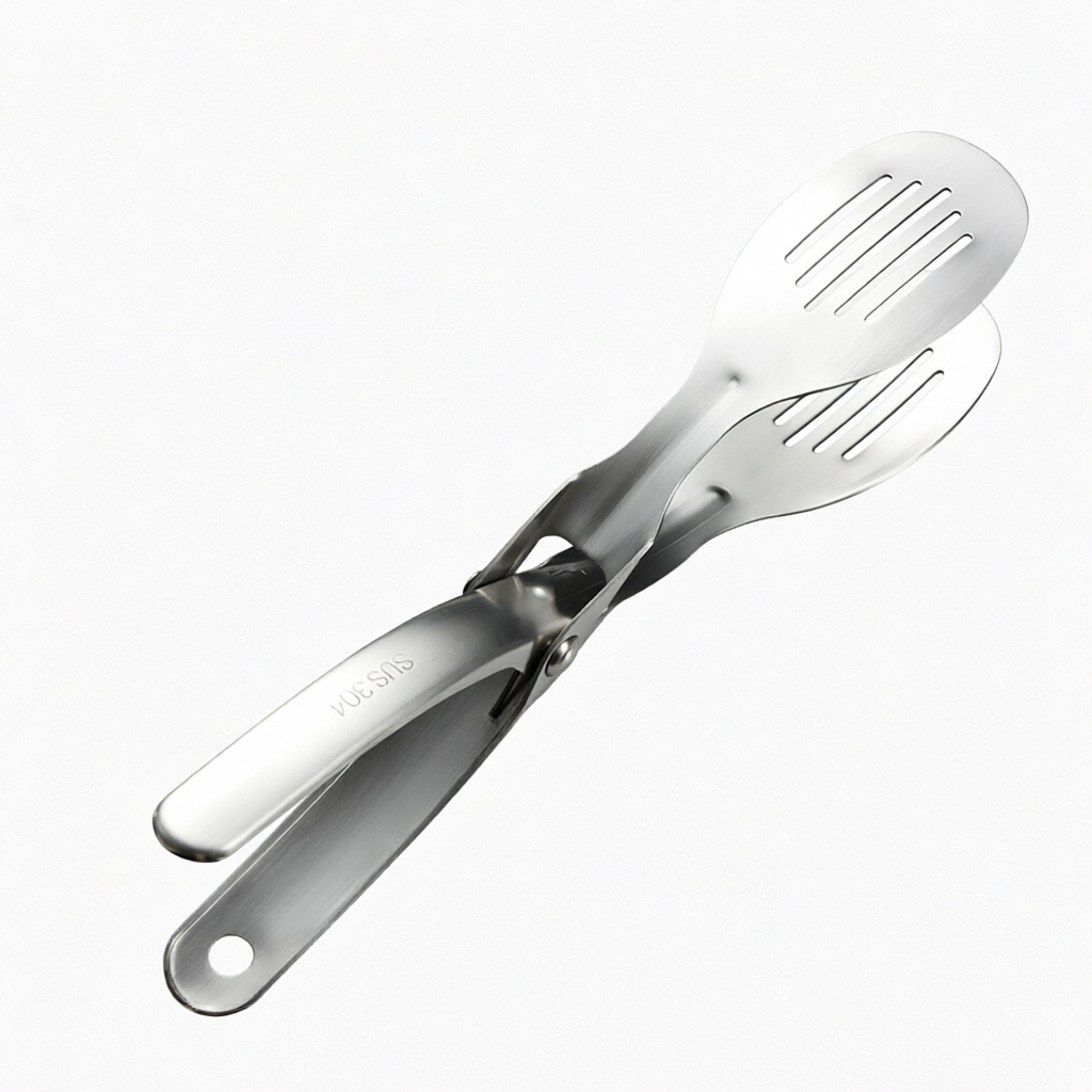 (LLEGANDO 30 DE SEPT) Pinza de Cocina Profesional 27cm de Acero Inoxidable SS304 – Pinza Tipo Tijera para Servir y Manipular Alimentos Carnes | Hotelero | Restaurante | Hotel 500504