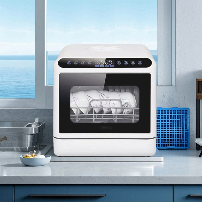 (LLEGANDO 27 DE MARZO) Lavavajillas Compacto Portátil. Dishwasher De Mesa 110V. 1000W Lavaplatos Con 4 Modos De Lavado. Lava platos. Portátil. Homestar HS-J06