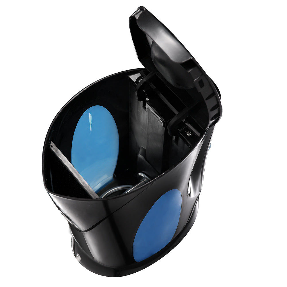 Tetera Eléctrica 1.7L Blanco y Negro Homestar HS-1-7K-GD