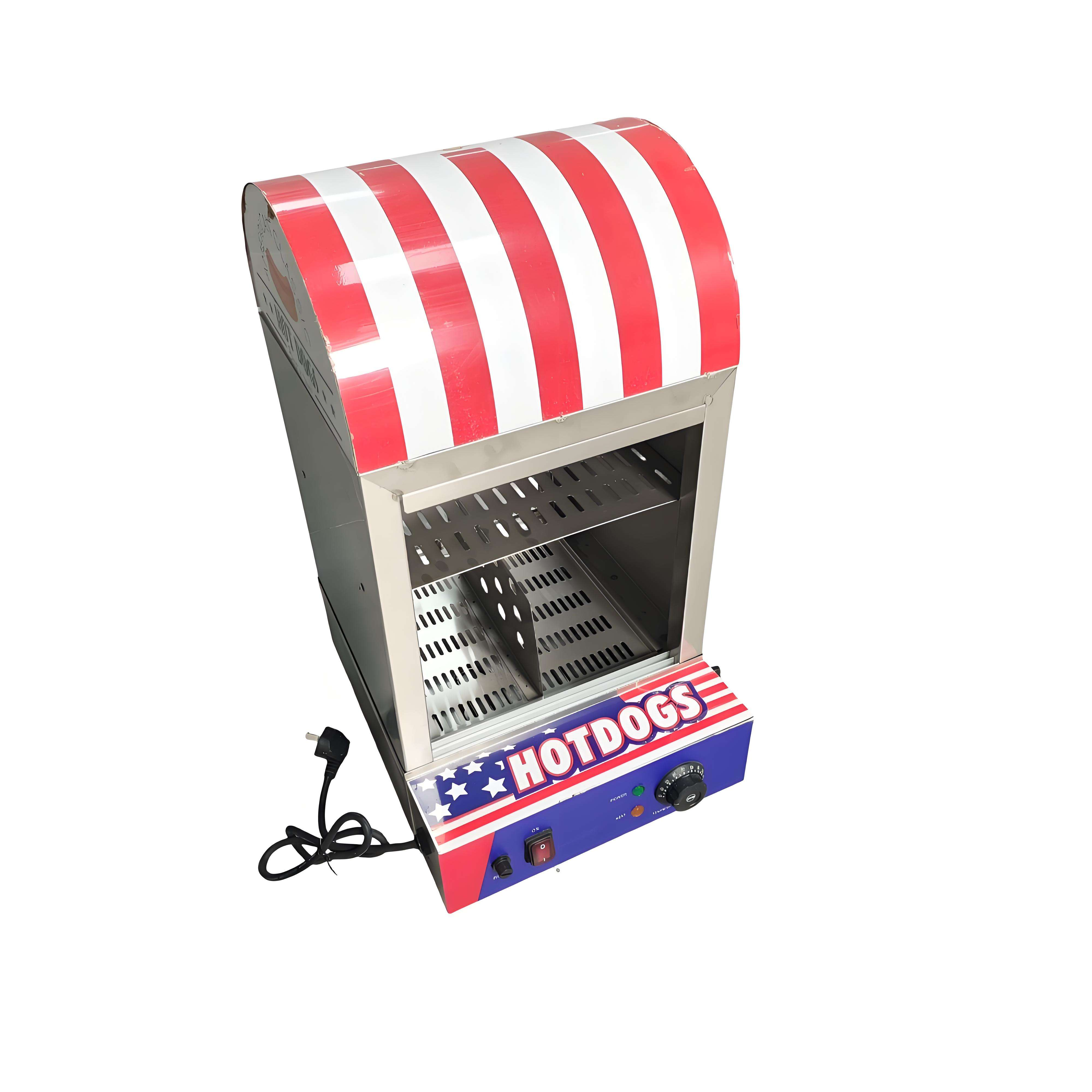 (LLEGANDO 30 DE MARZO) Máquina Vitrina Calentadora de Hot Dog 110/60Hz HW-3 Perro caliente. Salchicha.