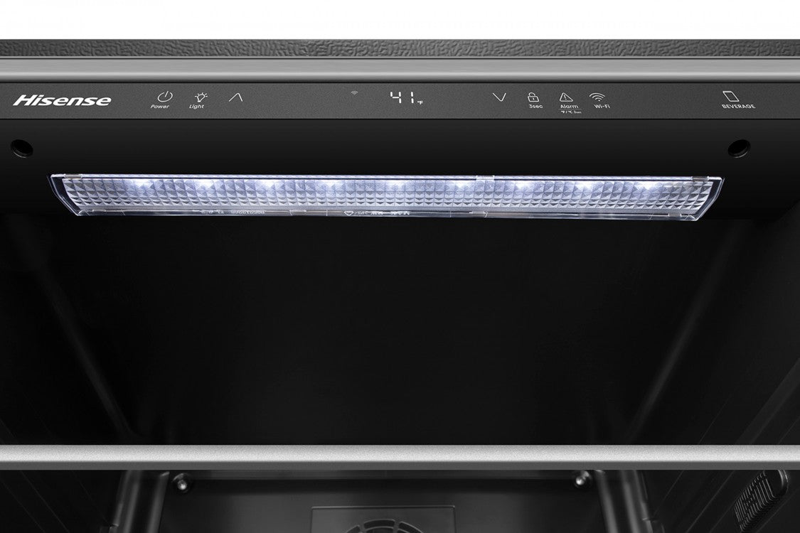 Enfriador de Bebidas Refrigeradora Nevera Mini Bar Hisense HBC164N6SS 5.4 Pies Cúbicos | Capacidad para 164 Latas | Acero Inoxidable | Wi-Fi