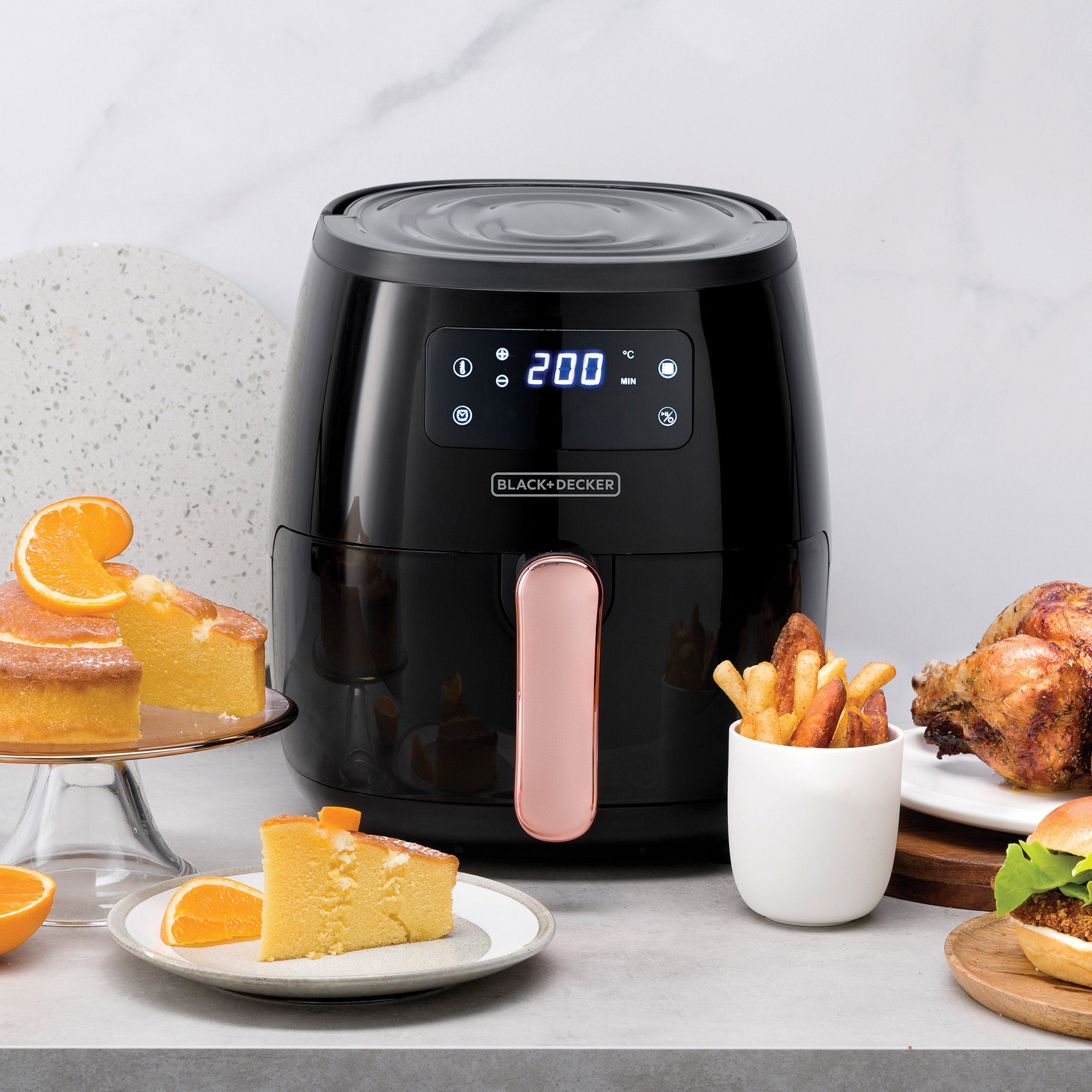 Freidora de Aire 5.7L 7en1 Black and Decker HFD5055B