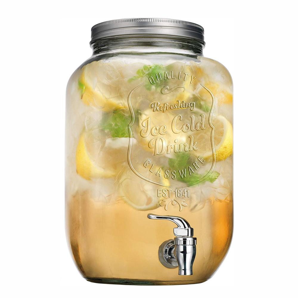 Envase de Vidrio con Dispensador 5L 27x16.5cm 401440 Selecto