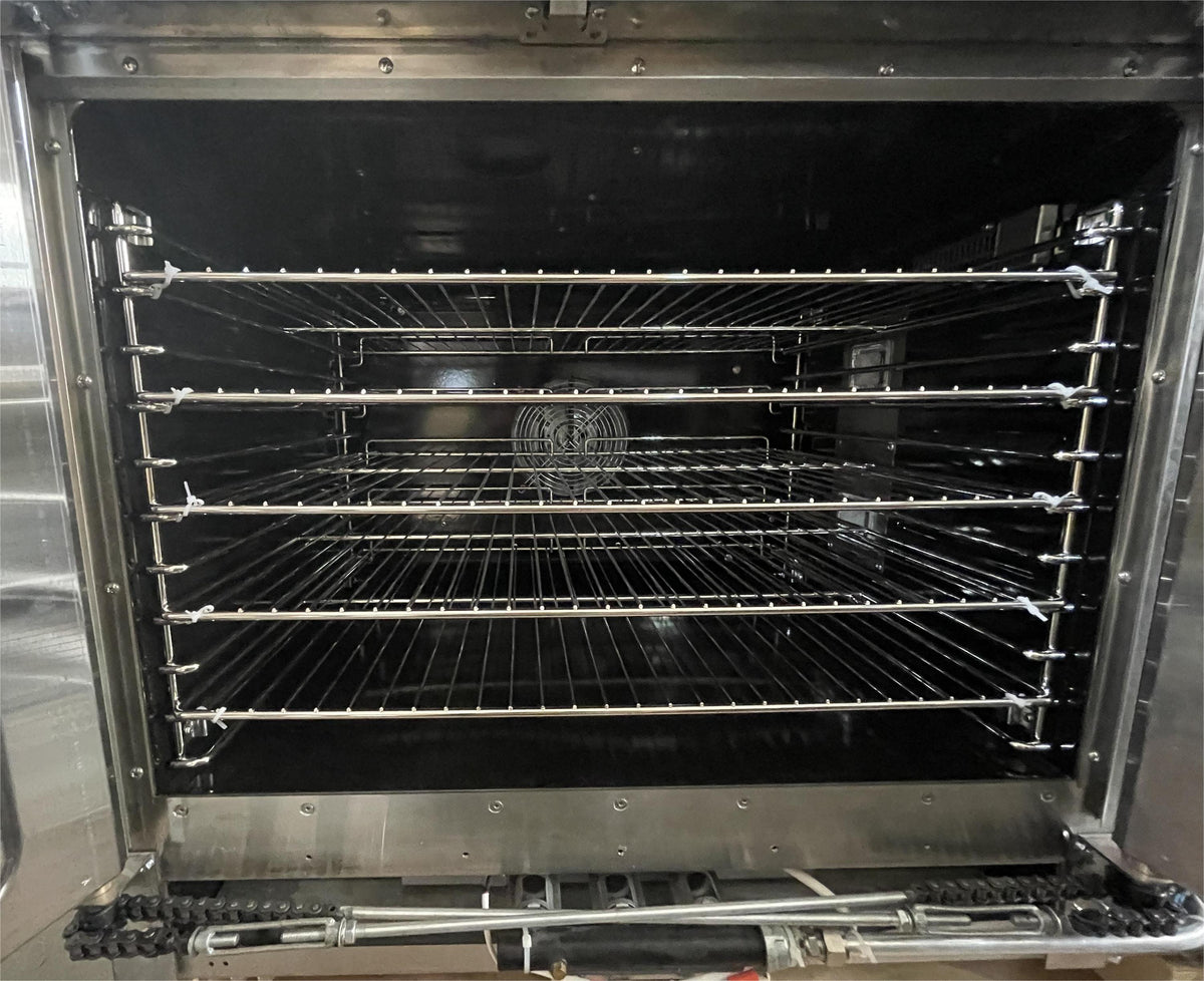 Horno Industrial de Convección a Gas 110V con Ruedas 5 Bandejas 70x50cm HSD-101G