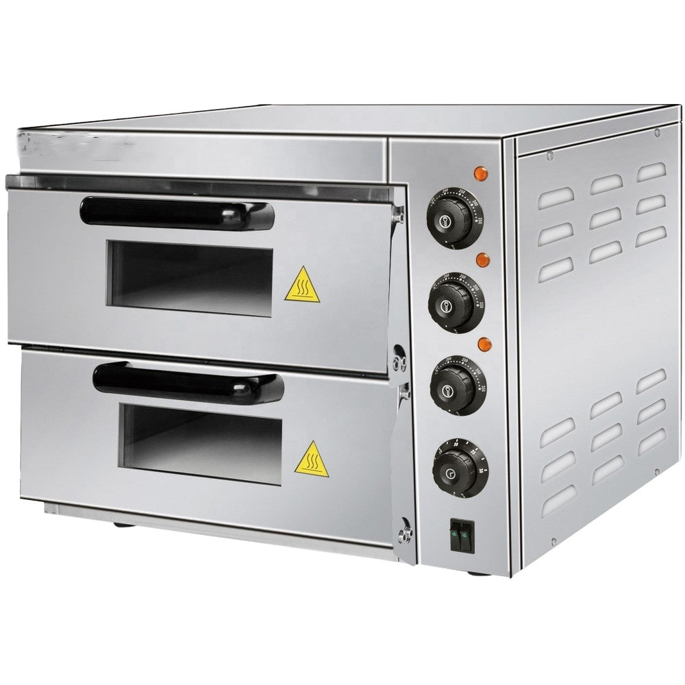 (LLEGANDO 28 DE ENERO) Horno Eléctrico para Pizza de 2 Niveles 220V/60Hz HEP-2ST
