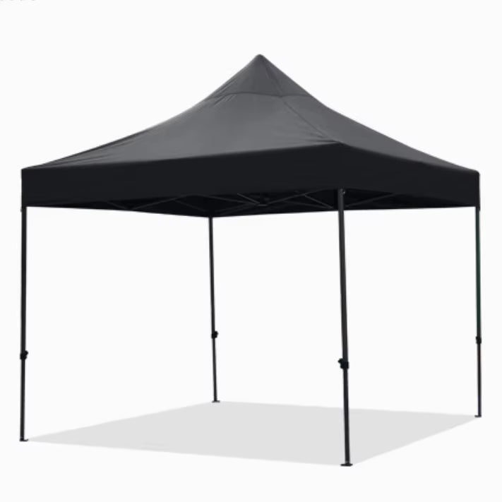 Tolda Plegable 3x3mts Negro HSTNT-M3-BK Gazebo. Carpa.