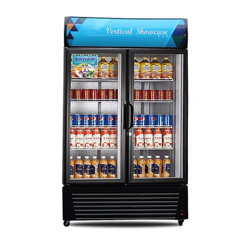 (LLEGANDO 15 DE SEPTIEMBRE) Vitrina Refrigerador Nevera Exhibidor Vertical 24p3/680L de 2 Puertas de Vidrio – LG-680B