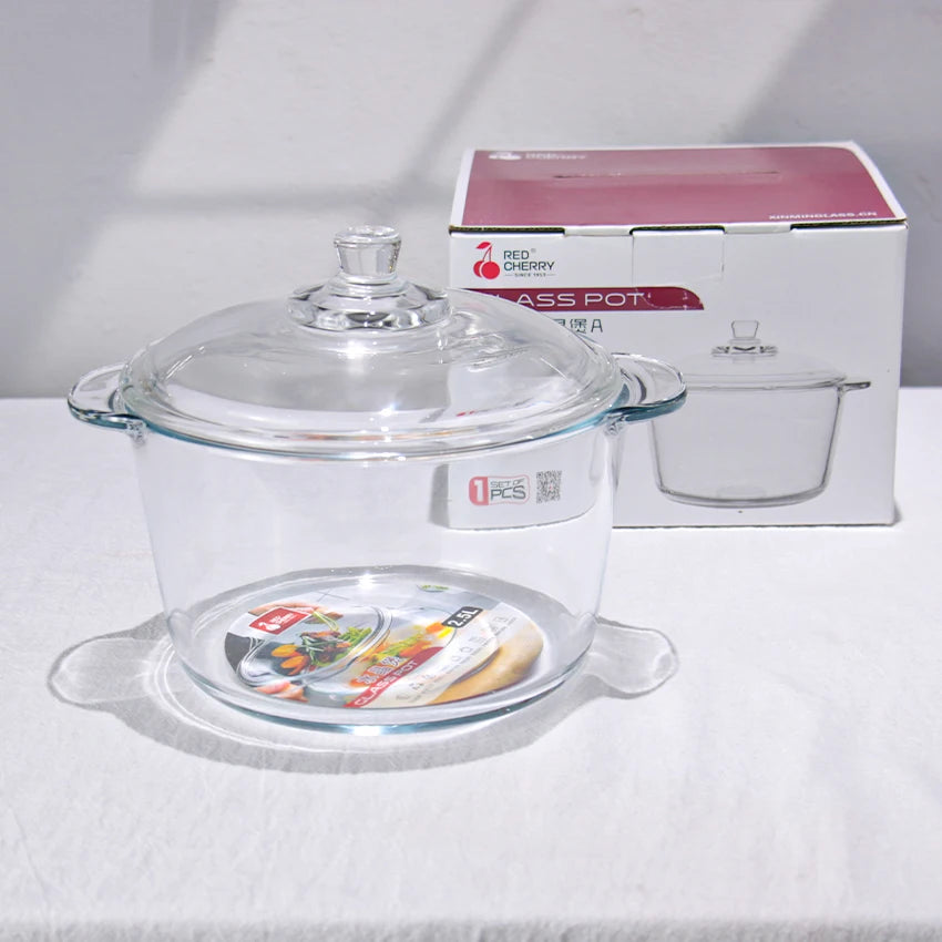 Olla con Tapa de Vidrio 2.5L 85902