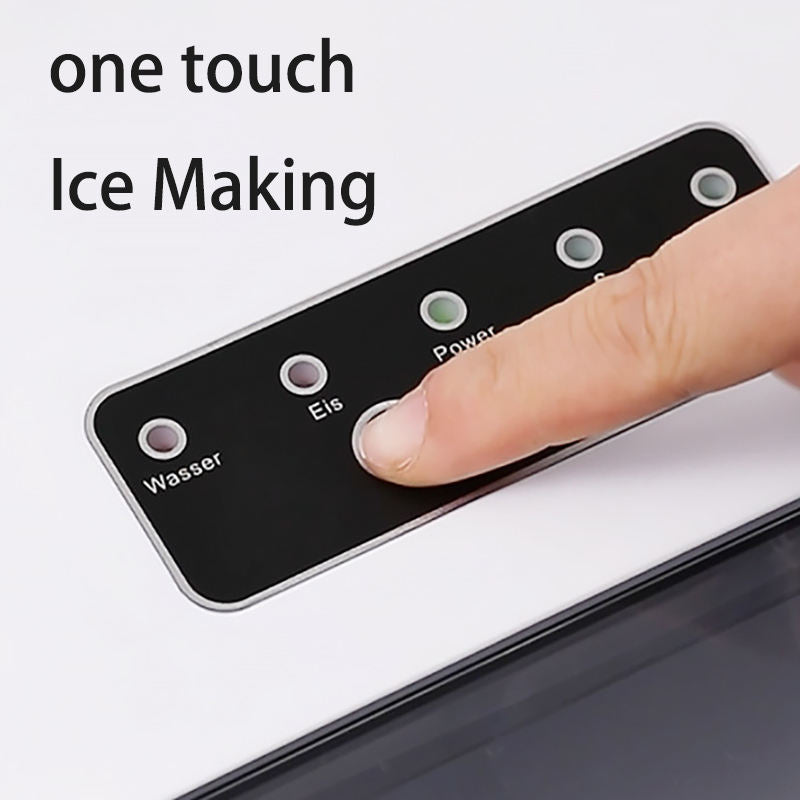 Máquina de Hielo Portátil Eléctrica 1.5L Blanco Homestar HS-Z6Y1W