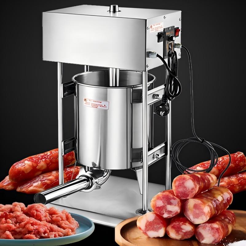 (LLEGANDO 28 DE ENERO) Embutidora Eléctrica de 15L 120W en Acero Inoxidable EV-15L Salchicha. Chorizo.