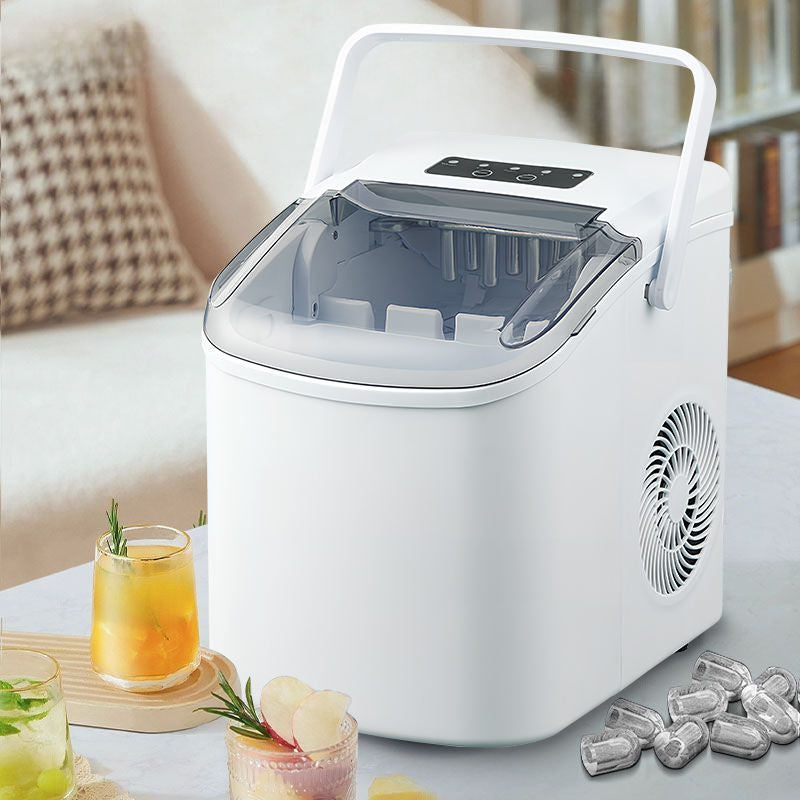 Máquina de Hielo Portátil Eléctrica 1.5L Blanco Homestar HS-Z6Y1W