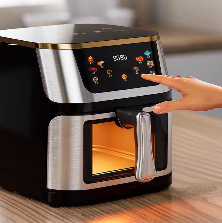 (LLEGANDO 27 DE MARZO) Freidora de Aire 8L Negro Digital Homestar HS-213