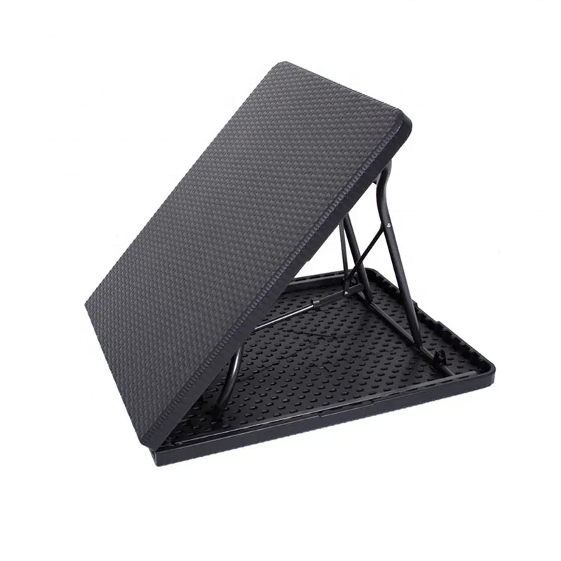 Mesa Plástica Plegable Negro 180x70x74cm 6 Pies UNT-0029