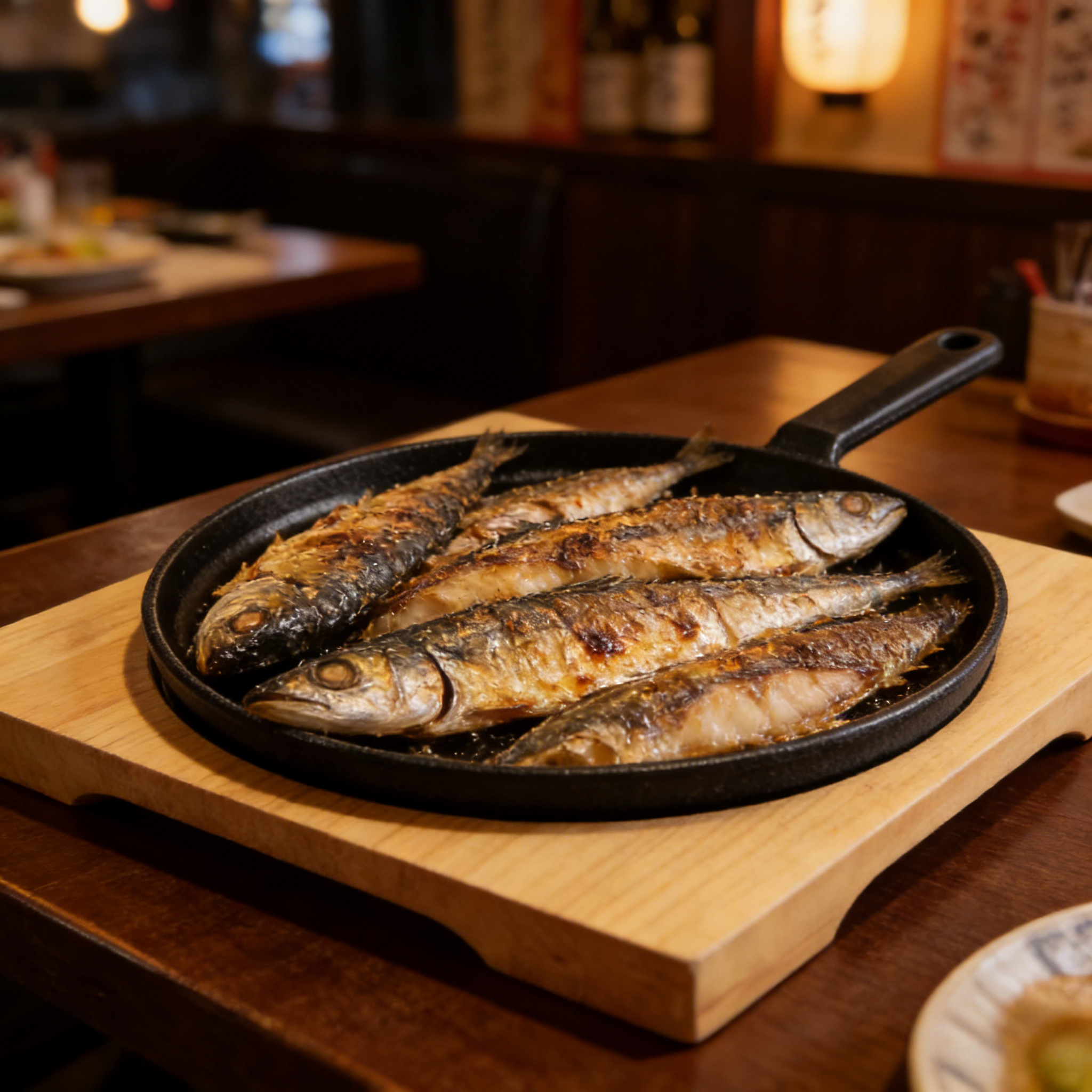 (LLEGANDO 27 DE MARZO) Sartén de Hierro Fundido con Bandeja de Madera 21cm 41503