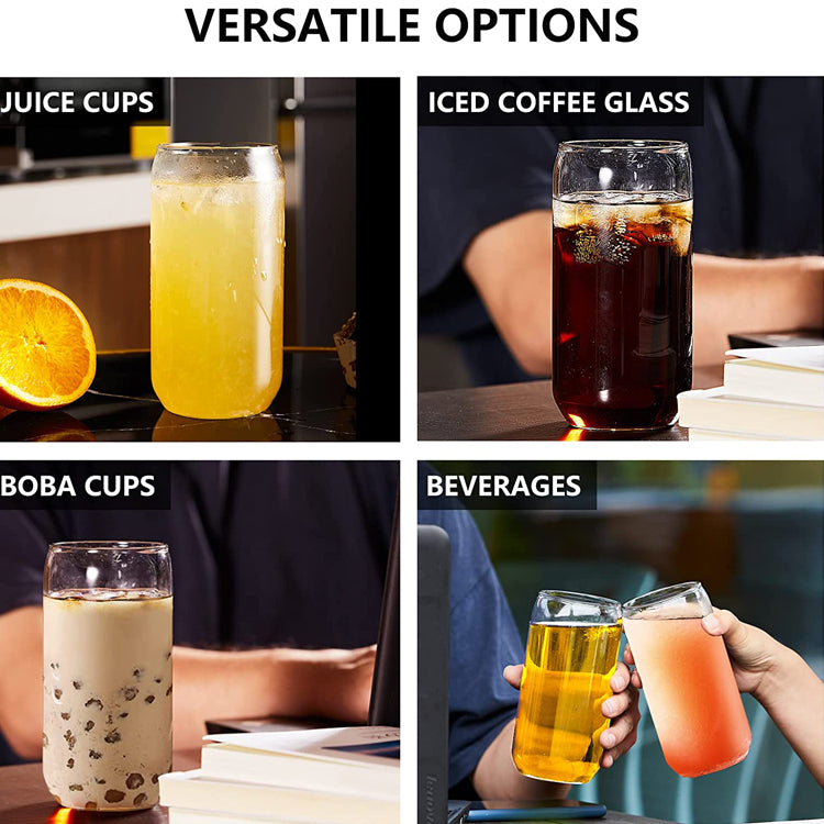 Set 6 Vasos de Vidrio 470ml BW-159-17