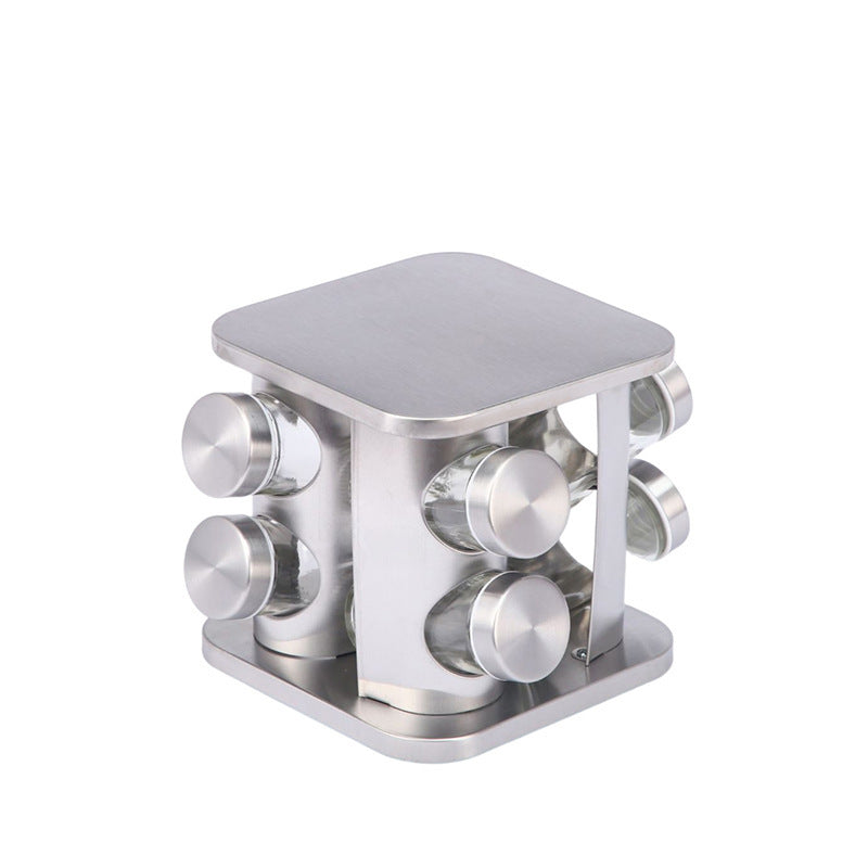 Set de 8 Condimenteros 17x18cm con Base Giratoria 85946