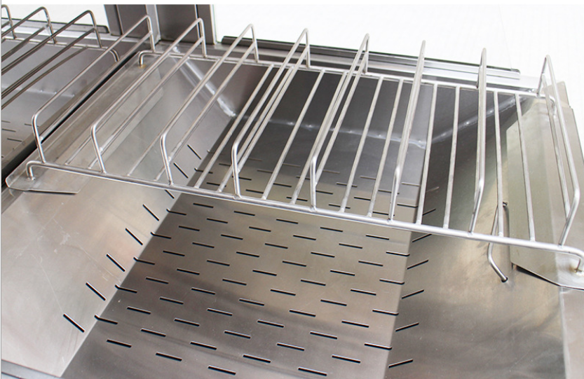 Calentador de Papas Fritas con 1 Gavetero en Acero Inoxidable 60x70x150cm HCW-9