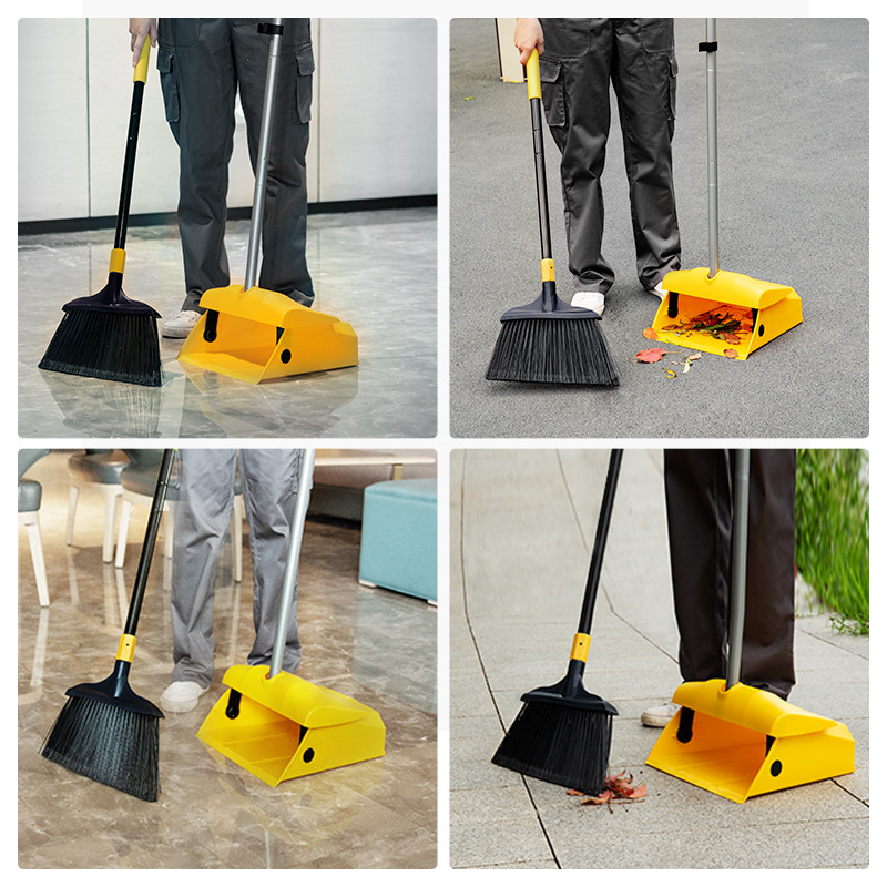 Escoba con Recogedor Plástico FSK10450 Selecto