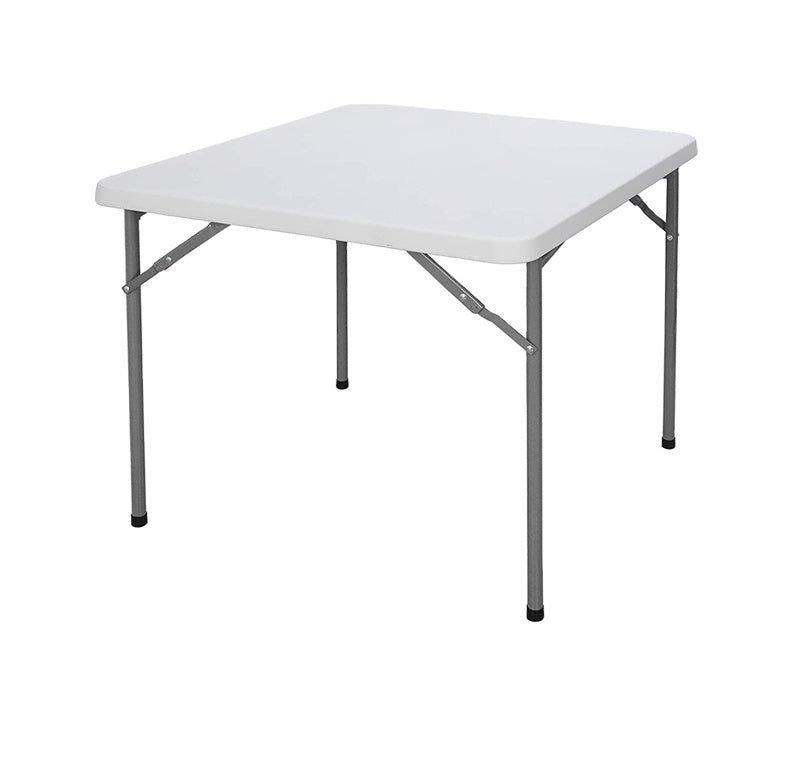 (LLEGANDO 5 DE MAYO) Mesa Cuadrada Plegable Blanco 86cm HS-F86