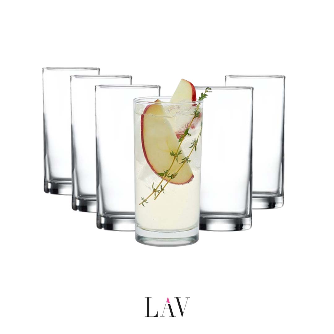 Set de 6 Vasos de Vidrio Liberty 250ml LAV LV-LBR320F