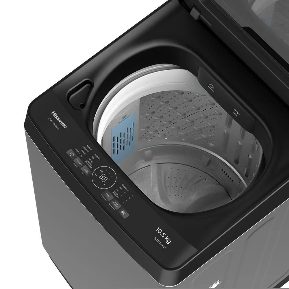 Lavadora Automática de Carga Superior 10.5kg Hisense WT3K1123UT