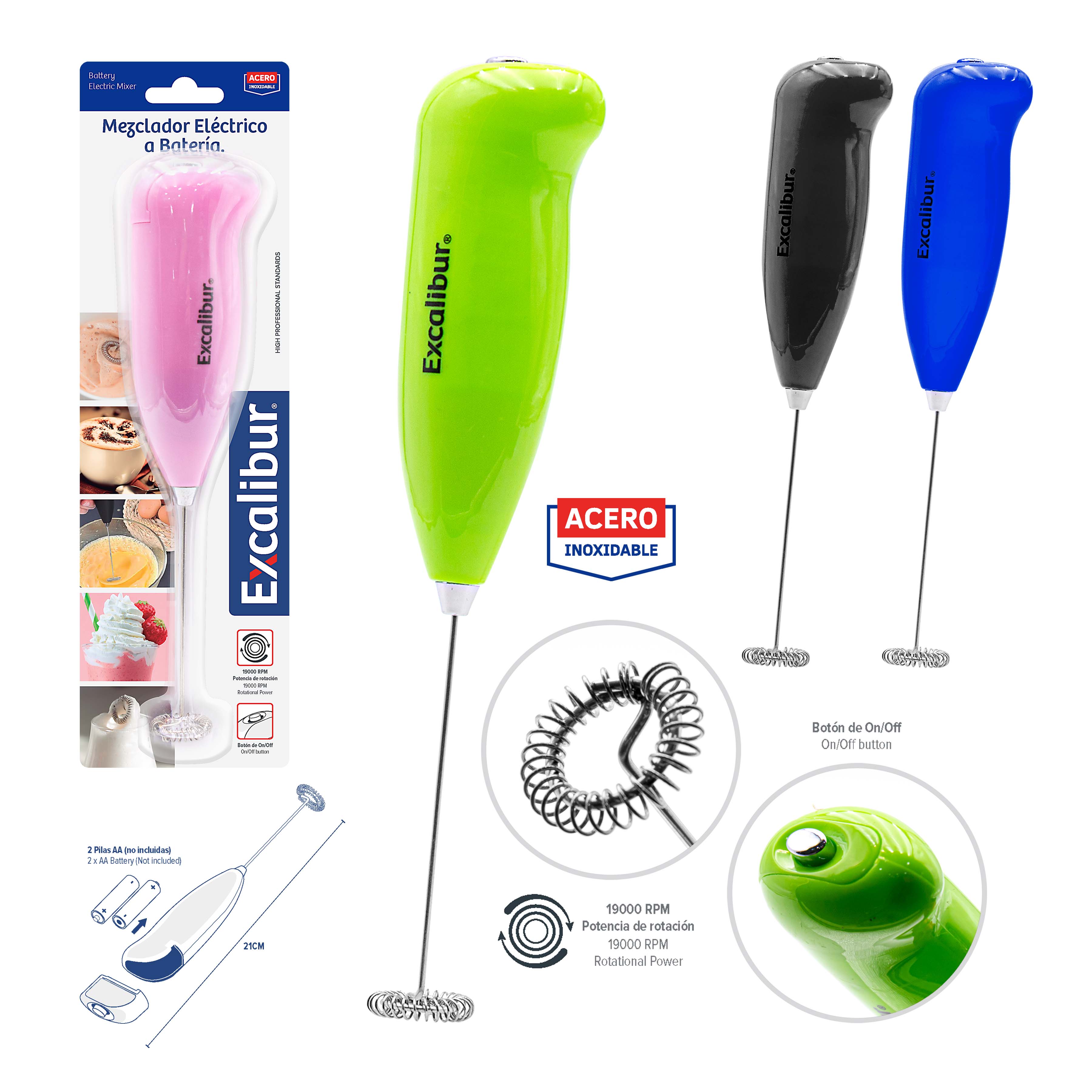 Mezclador Eléctrico de Bateria Excalibur M27-EM530C