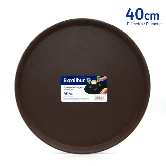 Bandeja Antideslizante Circular 40cm Excalibur M27-PTR40