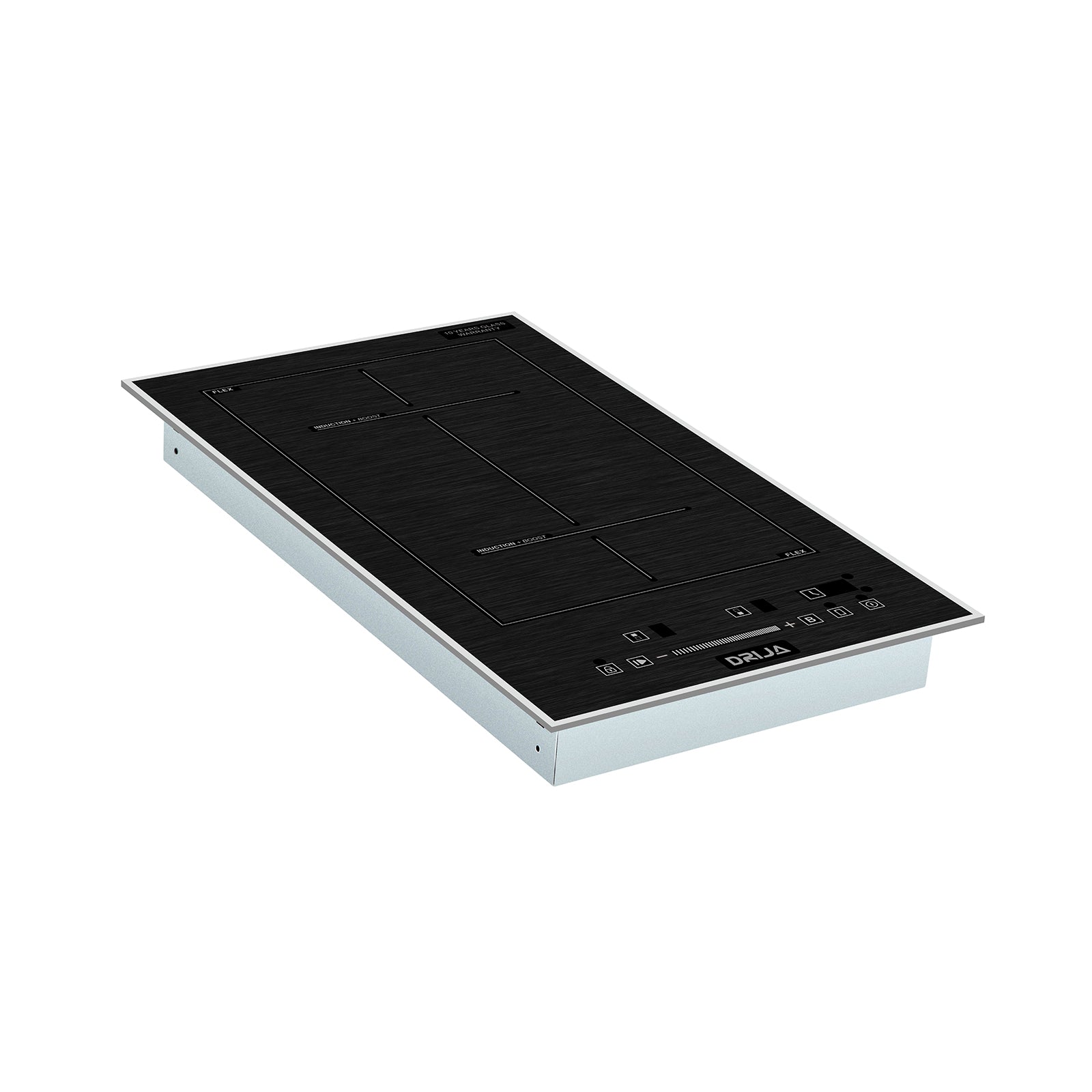 (POR PEDIDO) Estufa Empotrable de Inducción Vitrocerámica Antirayas 2 Quemadores Munich 30 Induktion Drija