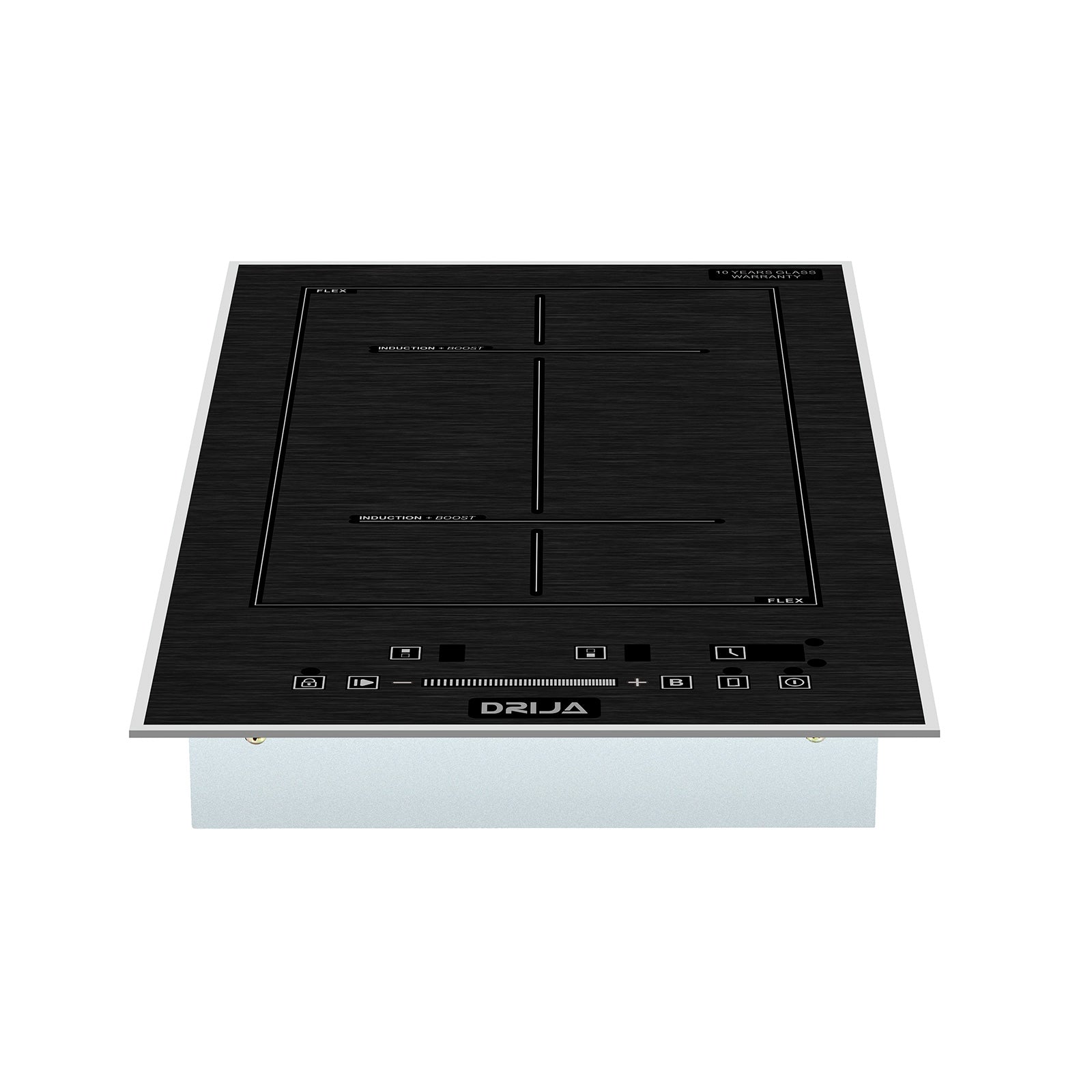 (POR PEDIDO) Estufa Empotrable de Inducción Vitrocerámica Antirayas 2 Quemadores Munich 30 Induktion Drija