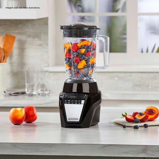 Licuadora Jarra Plástica 1.65LT 700W 8 Velocidades Negro Black and Decker BL0877-1BDLA