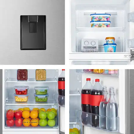 Refrigeradora Top Mount Hisense RT3N320NACA 11.5 Pies³ No Frost con Compresor Inverter y Multi Air Flow | Acero Inoxidable Nevera.
