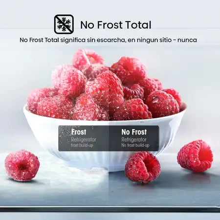 Refrigeradora Top Mount Hisense RT3N320NACA 11.5 Pies³ No Frost con Compresor Inverter y Multi Air Flow | Acero Inoxidable Nevera.