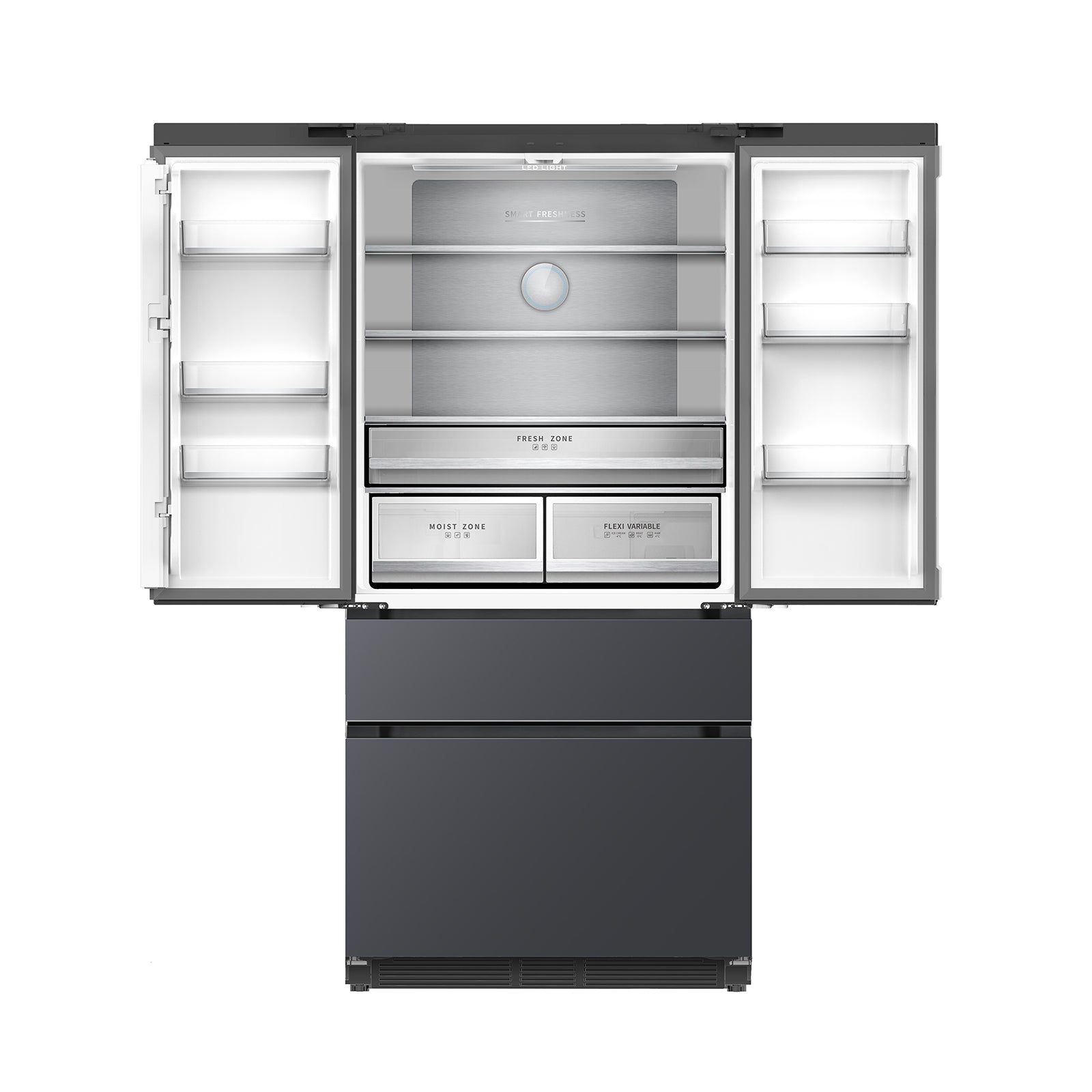 (POR PEDIDO) Refrigeradora French Door de Acero Inoxidable Negro 18.1p3/522L Drija DARK-I 18FD4P