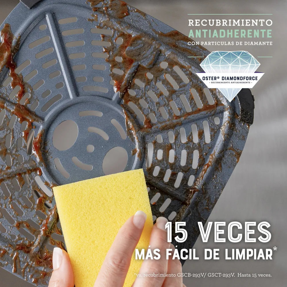 Freidora de Aire Manual DiamondForce 4L 1300W Oster CKSTAF401MDF