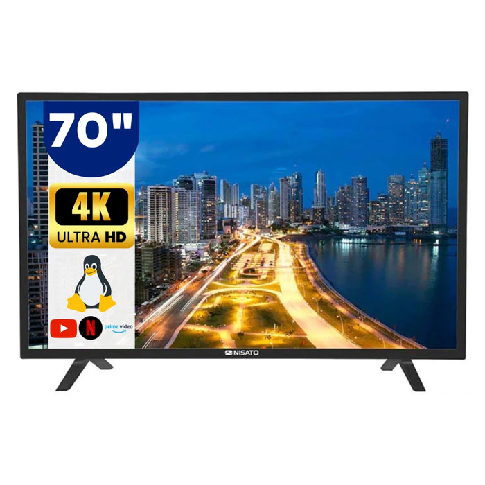 Televisor LED 70" Smart Tv UHD 4K Nisato NLED-70LXTL