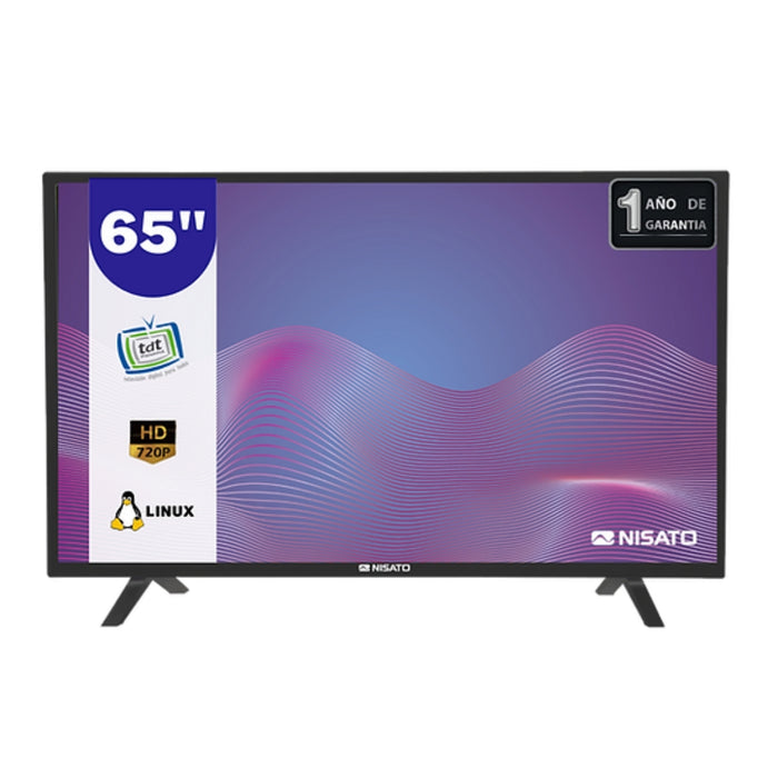 Televisor LED 65" Smart Tv HD Nisato NLED-65LXTL