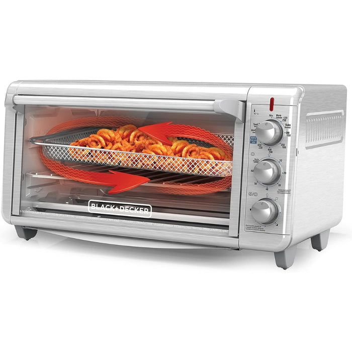 Horno con Freidora de Aire Extra Amplio BLACK+DECKER TO3265XSSLA