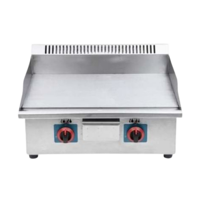 Plancha a Gas de Acero Inoxidable de 2 Quemadores a Gas 55*49*29cm CDE-718C