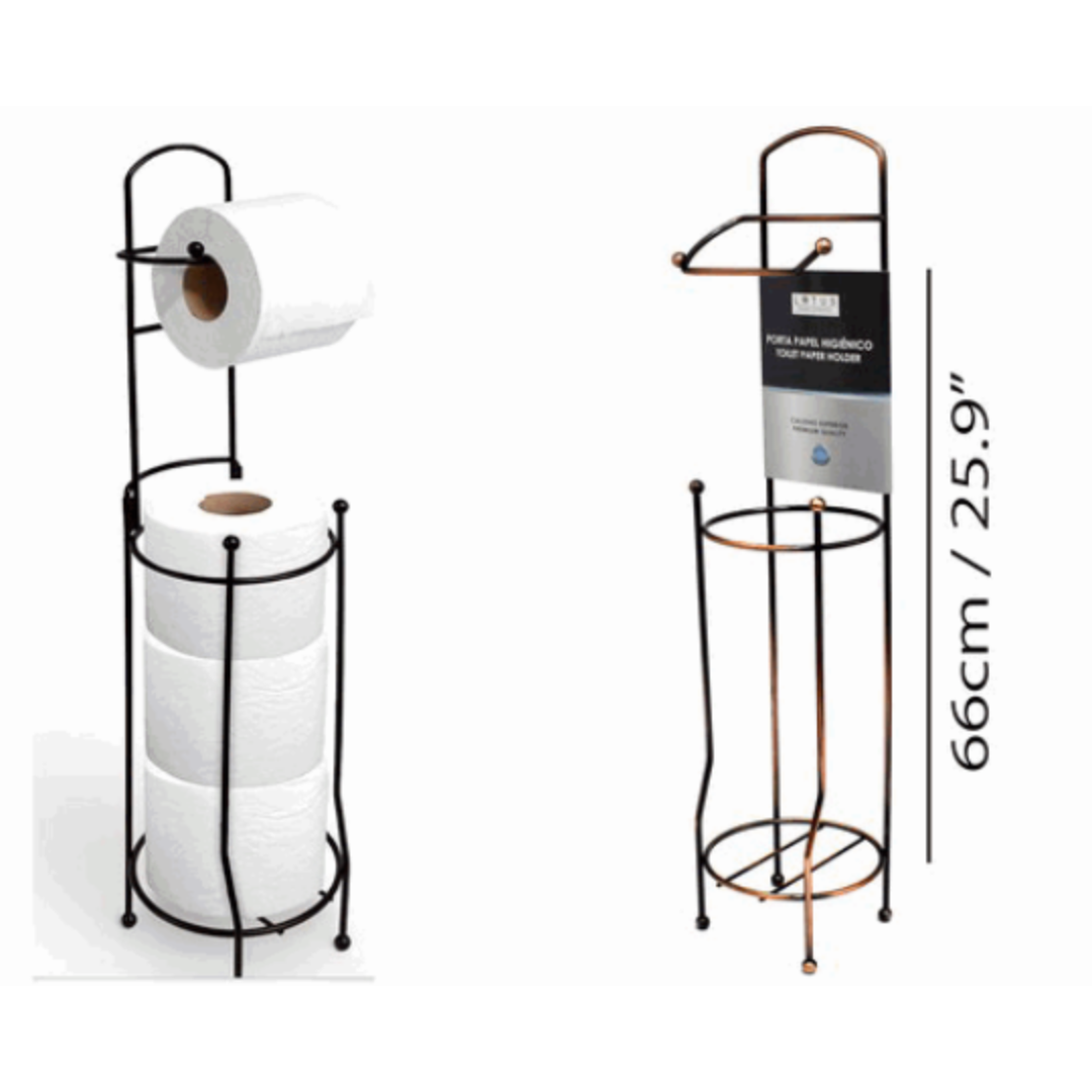 (LLEGANDO 16 DE ENERO) Porta Papel Higiénico de Metal Lotus LHC-TR17MB