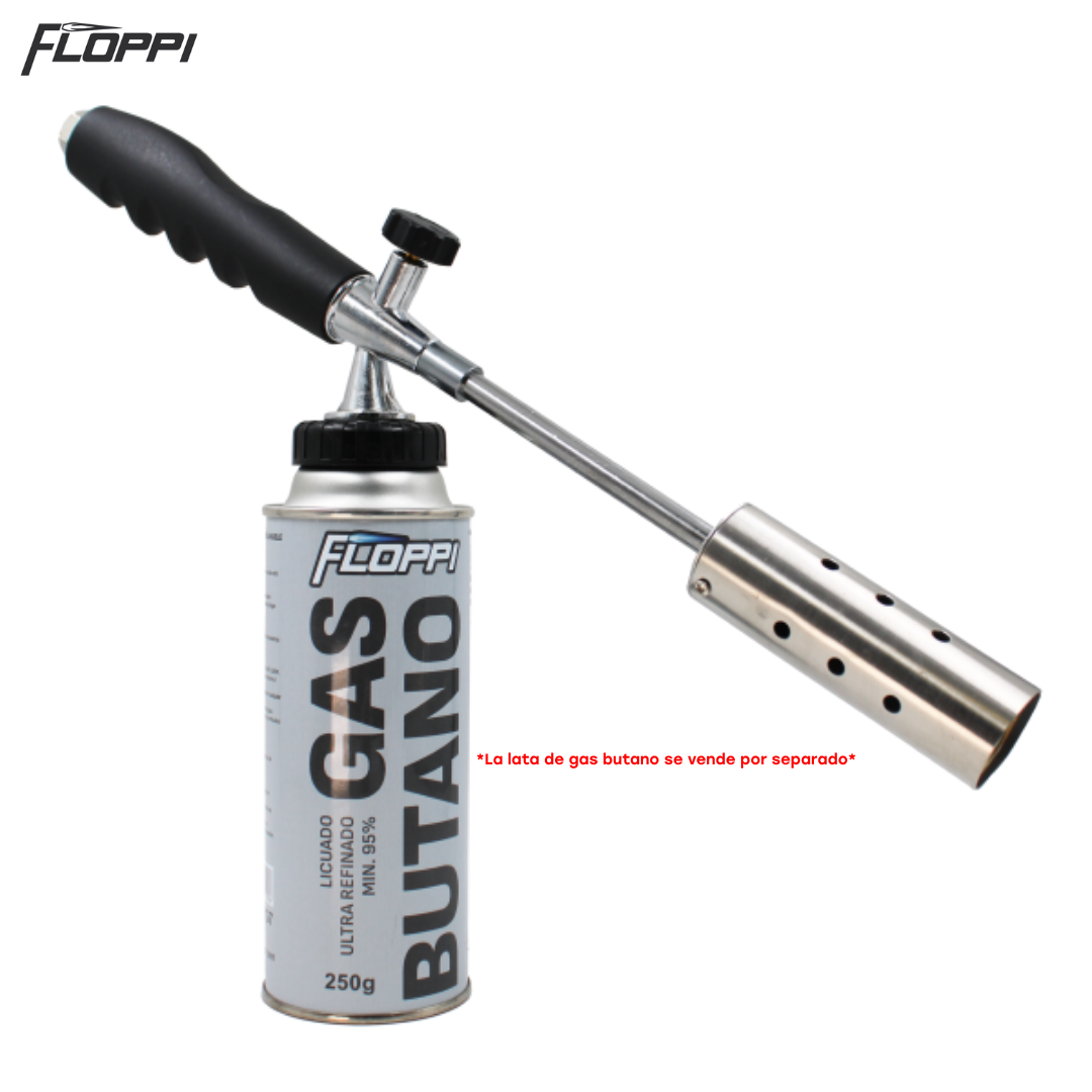 Soplete Industrial Floppi FL-SP04 con Extensiones – Gas Butano hasta 1350°C