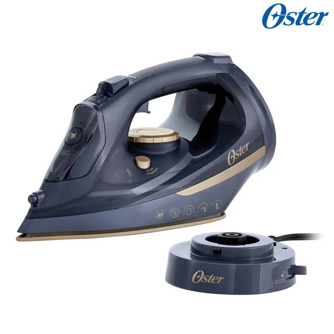 (LLEGANDO 27 DE JULIO) Plancha de Vapor de Ropa Inalámbrica Oster® 2 en 1 con Suela de Cerámica – GCSTCC5000 | 1650W