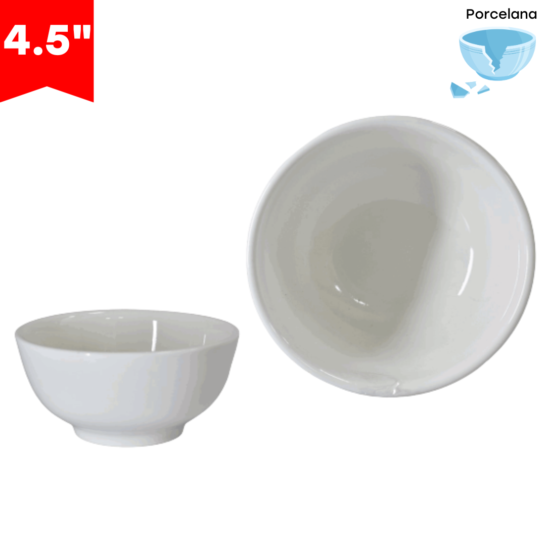 Bowl de Porcelana 4.5" 87675 Plato.