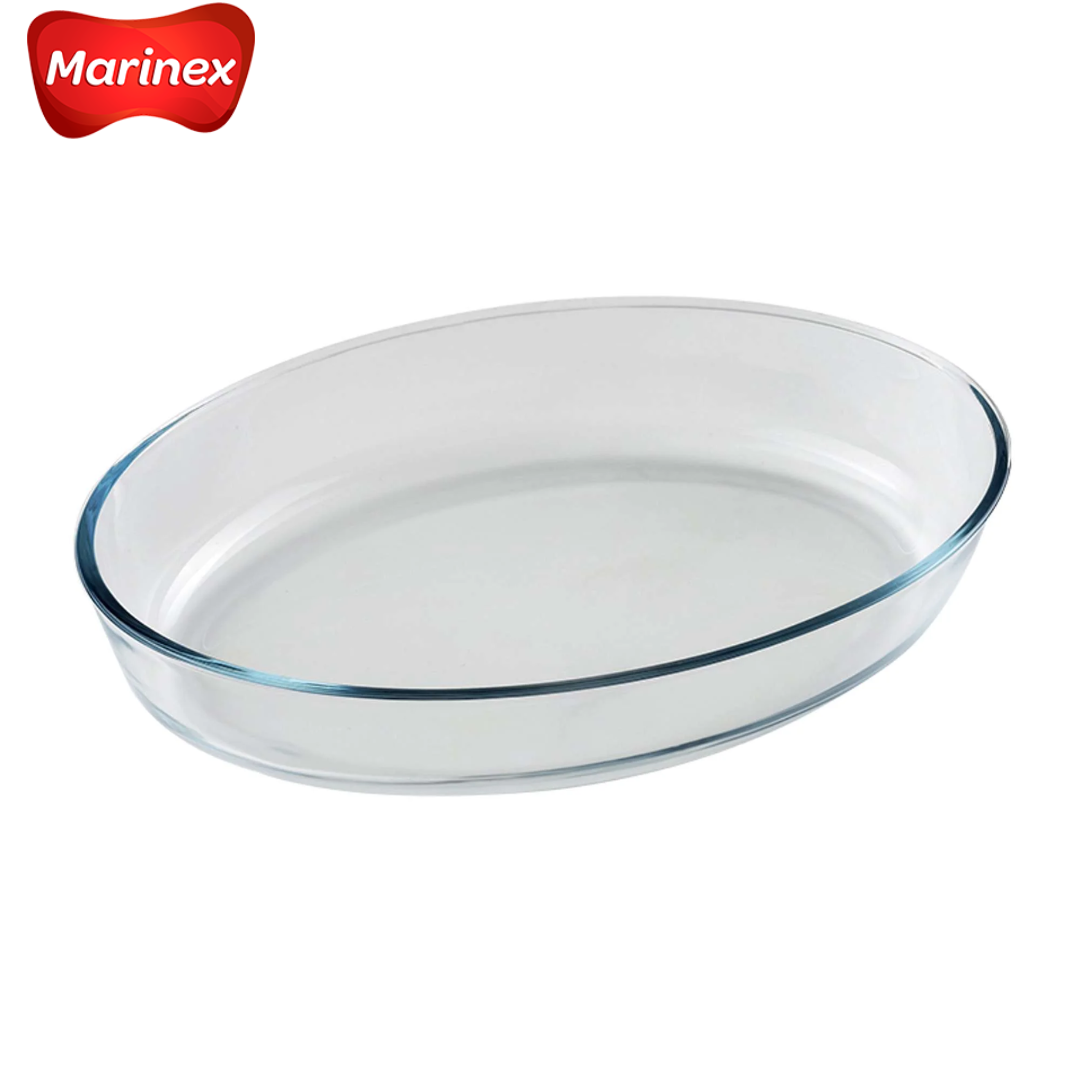 Bandeja de Vidrio Ovalada 2.4L Marinex GD16345016N