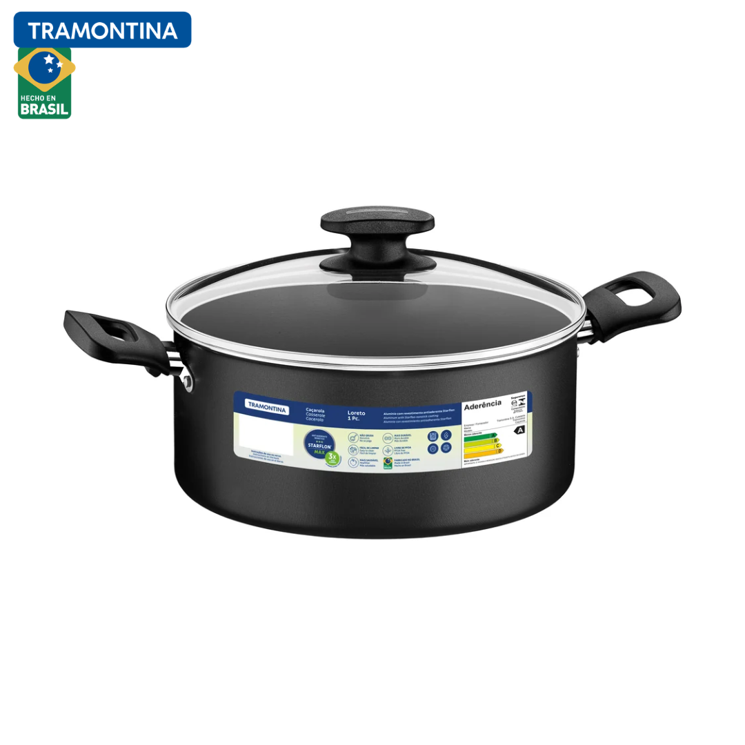 Olla Antiadherente Tramontina Loreto 24cm – 20382/024