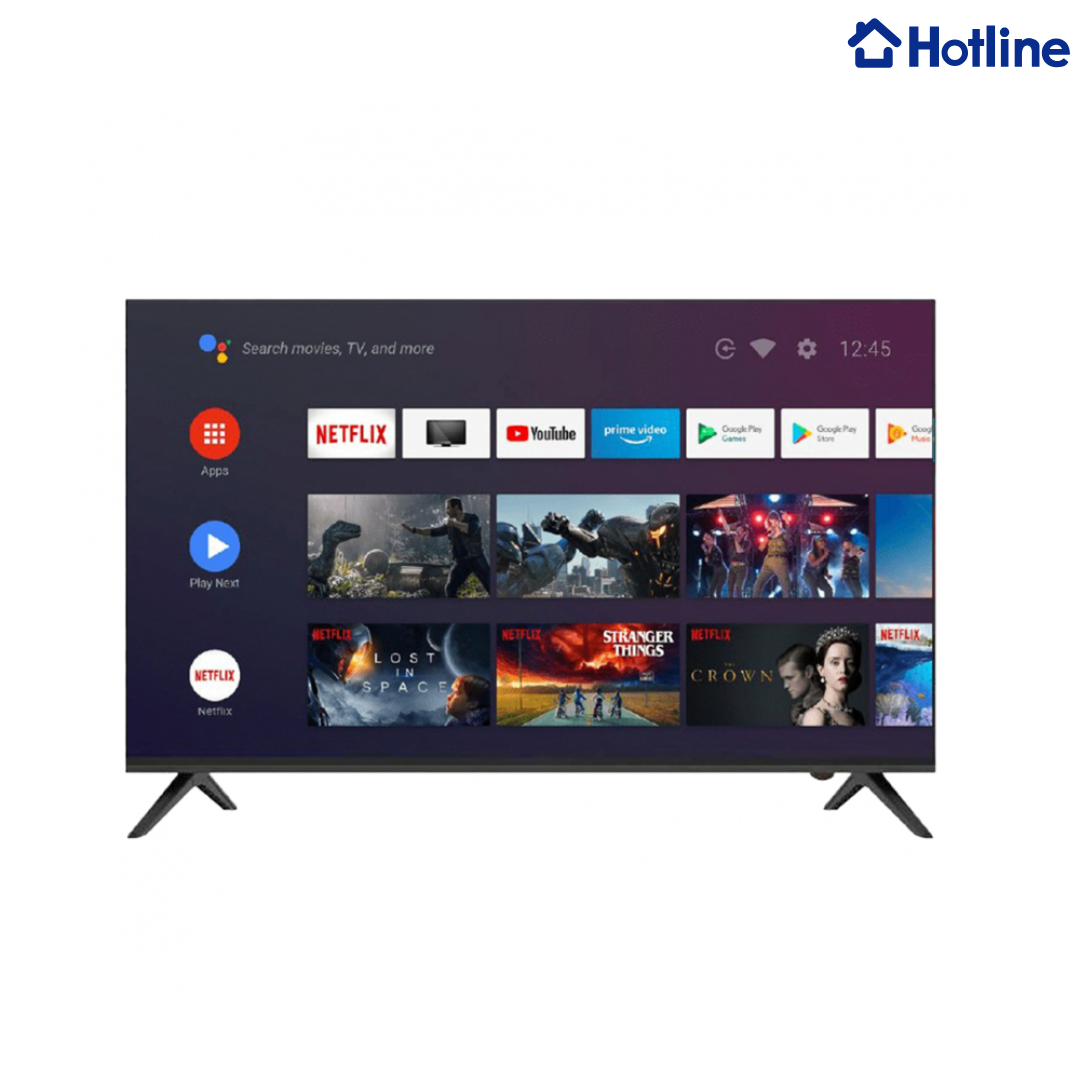 Televisión Smart TV Led 40" Ultra HD con Sistema Roku Frameless Hotline HL40K5RKT2 Televisores.
