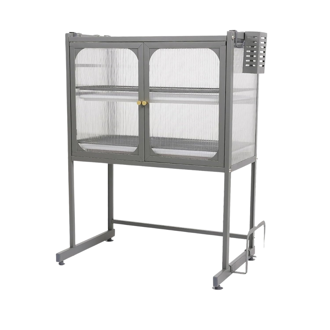 Organizador de Cocina de Metal Gris NVS2490444 Escurridor. Selecto