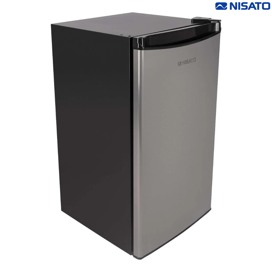 Refrigeradora Mini Bar Frost 3.2P3/90L Acero Inoxidable Nisato NRF-103FSSGX